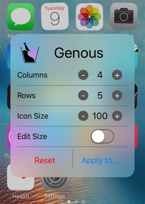 Set Up A Custom Home Screen Layout With Genous