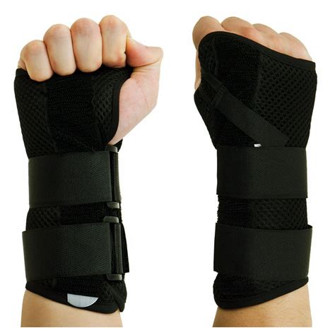 Fittoo Wrist Support Braces Hand Wraps Double Removable Steel Splints