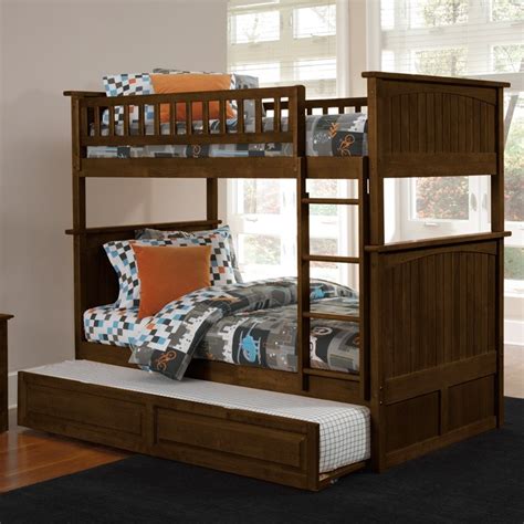 Nantucket Cottage Style Bunk Bed And Trundle Twin Dcg Stores