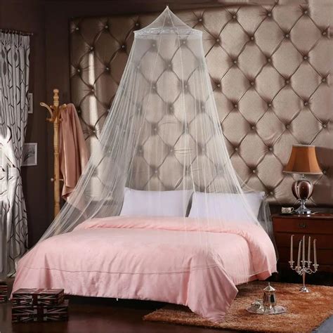 Adults Canopies Polyester Crocheted Mosquito Net Bed Canopy Netting