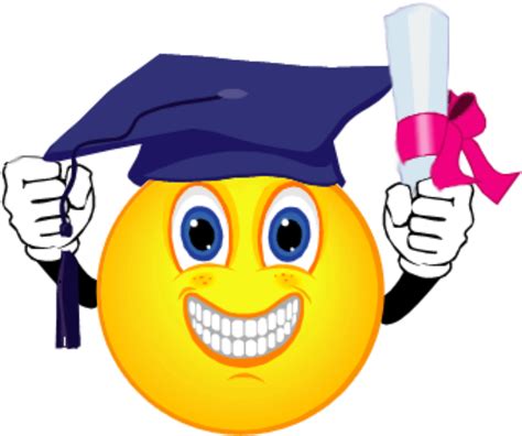 240 × 240 Pixels Graduation Smiley Face Clip Art Png Download