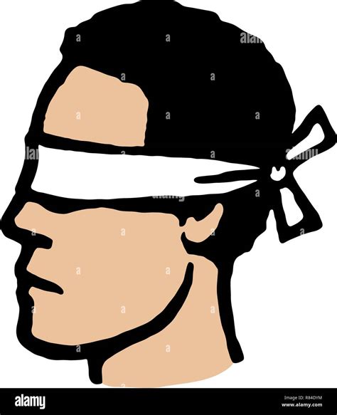 Blindfolded Stock Vector Image And Art Alamy