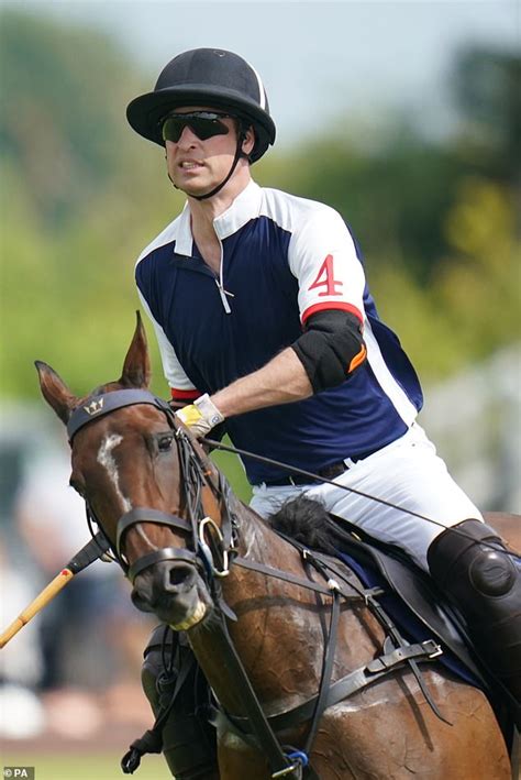 Prince William Takes Part In Charity Polo Match At Windsor Daily Mail Online