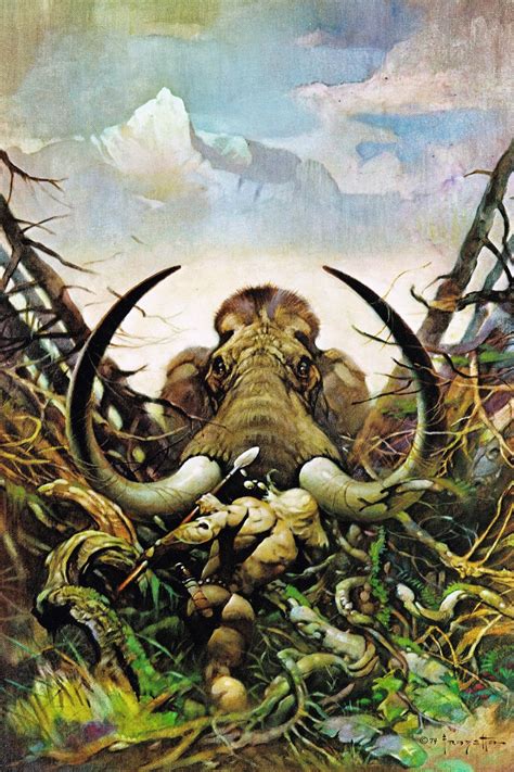 Capns Comics Back To The Stone Age By Frank Frazetta