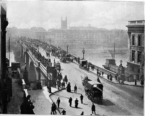 Wider View Of London Bridge 1894 Bridge City Tower Bridge London