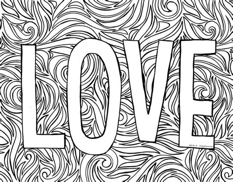 Love Coloring Page Etsy In 2021 Love Coloring Pages Quote Coloring