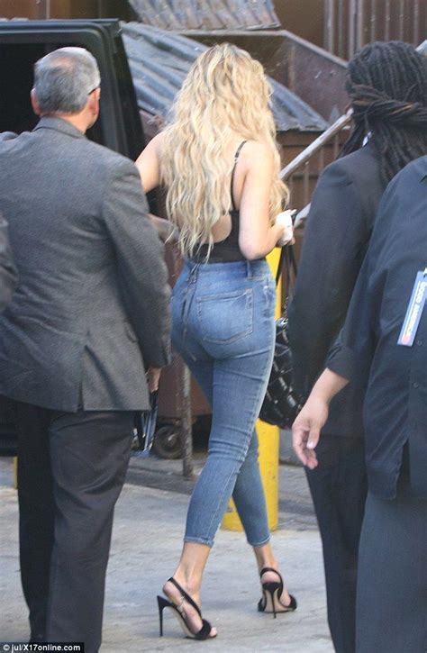 Khloe Kardashian Dons Lacy Bodysuit And Jeans As She Beefs Up Security Bodysuit And Jeans