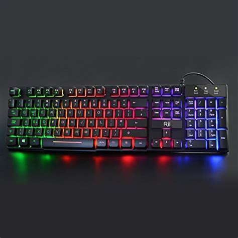 Make sure to turn on the lights by pressing the appropriate keyboard shortcut or try our other solutions. Rii RK100+ 7 Color Rainbow LED Backlit Mechanical Feeling ...