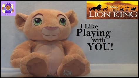 2002 Disney Lion King Cradlin Cub Nala Plush Toy By Hasbro Youtube