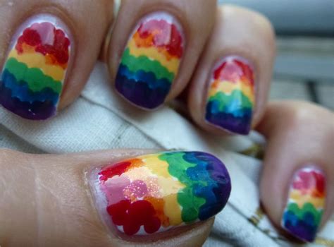 [the rainbow ladies 2 0] 13 rainbow nail art blog nail art rainbow