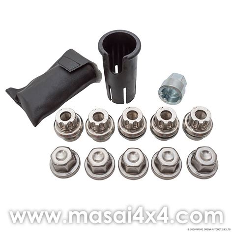 Locking Wheel Nuts And Key Kit Defender Radiator Grill Covers For