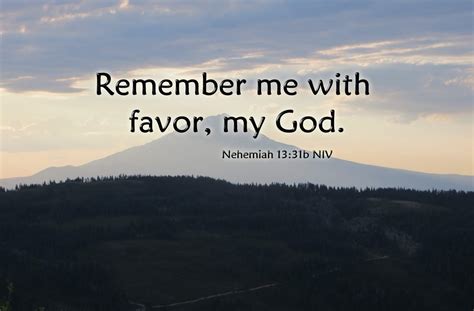 Remember Me With Favor Nehemiah 1331 A Clay Jar