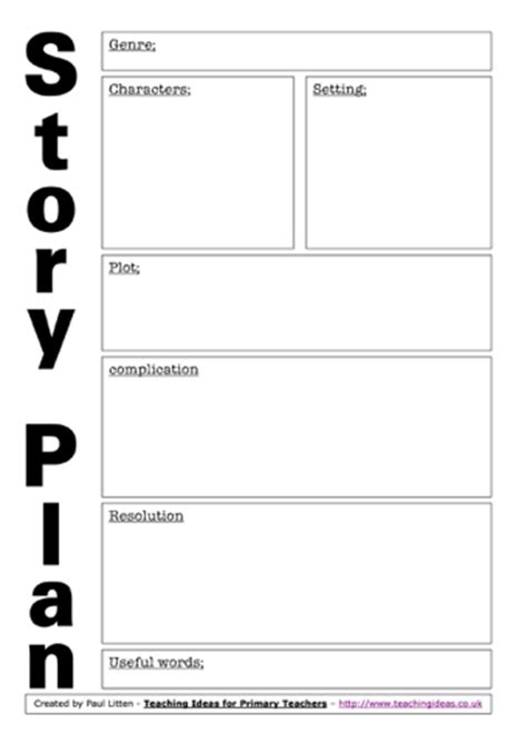 Those are just a few examples of questions to get you started. Narrative Plan Template - printable schedule template