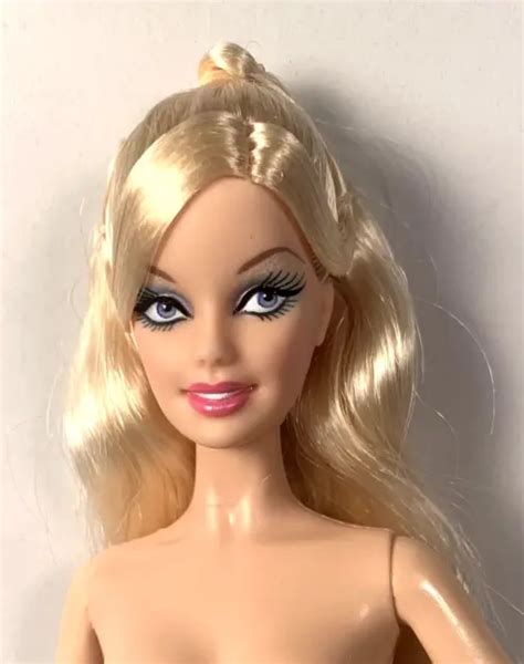 Blonde Barbie Happy Birthday Gorgeous Nude Model Muse Doll