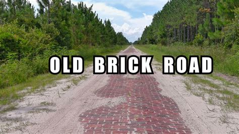 You Can Still Drive On This Old Brick Road In Florida Built In 1916