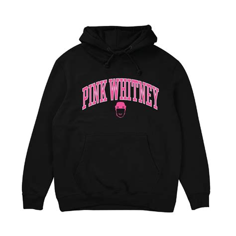 Pink Whitney Helmet Logo Hoodie Black Source For Sports