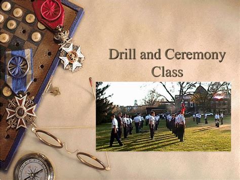 PPT Drill And Ceremony Class PowerPoint Presentation Free Download ID