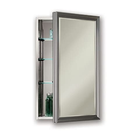 The home depot currently is unable to offer a replacement mirror. Studio V Recess or Surface Mount 1 Door Medicine Cabinet w ...
