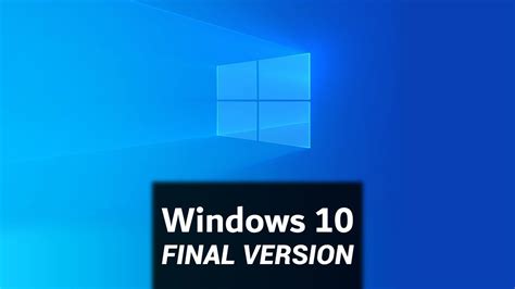 Windows 10 Final Version No More Feature Updates Youtube