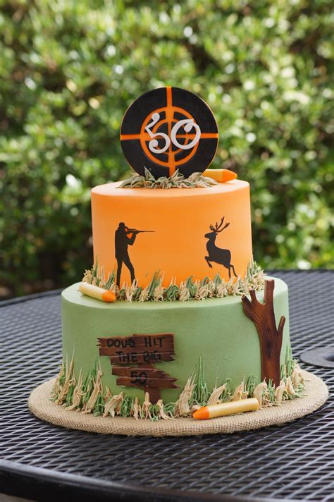 Beautiful and delicious birthday cakes for mens 30th to 70th birthdays. Found on Bing from www.pinterest.com | Hunting birthday ...