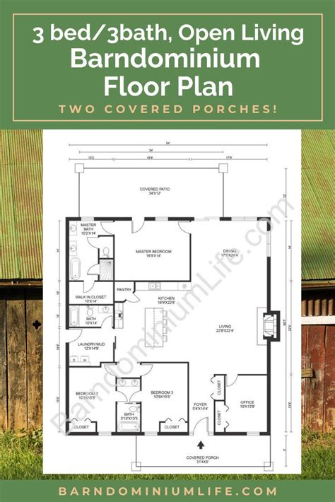 Top 20 Barndominium Floor Plans This House Plan