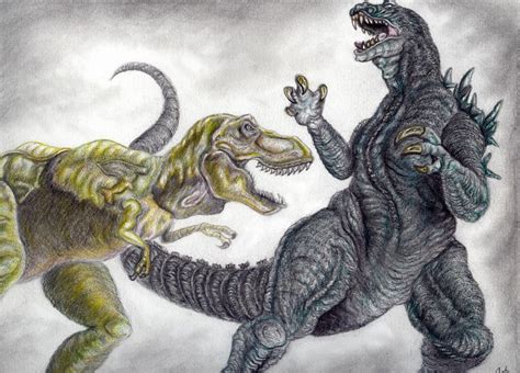 Pin By T Rex World On Dinosaurios Godzilla Vs Dinosaur Pictures Kaiju Monsters
