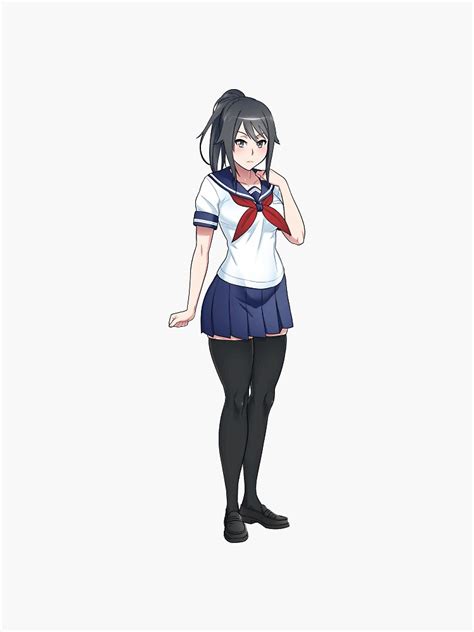 Ayano Aishi Yandere Chan Sticker For Sale By V4mp1res Redbubble