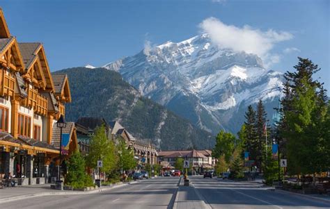 Banff Alberta A Grand Resort Town In The Canadian