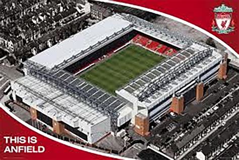 Diese seite bietet informationen zu dem stadion, in dem die angewählte mannschaft ihre heimspiele. Liverpool - Anfield Stadium Official Soccer Poster - Buy ...