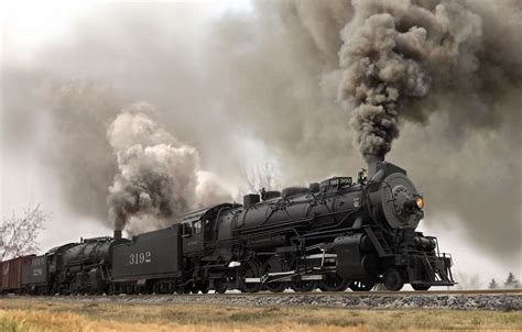 Wallpaper Train Smoke Steam Locomotive Vehicle 2710x1729