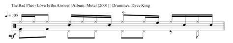 Jazz Grooves Drum Transcriptions Part 2 Francis Drumming Blog