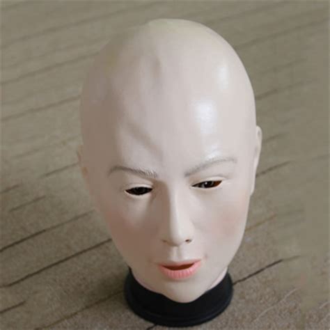 Bald Head Latex Masks Movie Female Cosplay Anime Costume Prop Adult