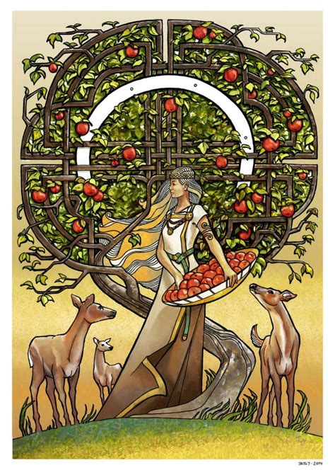 In Norse Mythology Iðunn Is A Goddess Associated With Apples And Youth Idunn Idunna Was The