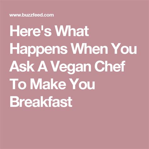 Heres What Happens When You Ask A Vegan Chef To Make You Breakfast Organic Cane Sugar Raw