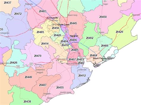 Check spelling or type a new query. Charleston Sc Zip Code Map | Best New 2020