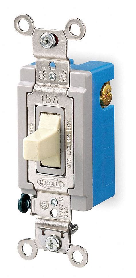 4 Pk Hubbell Hbl15571 20a Momentary Double Throw Switch Ivory 3 Pos