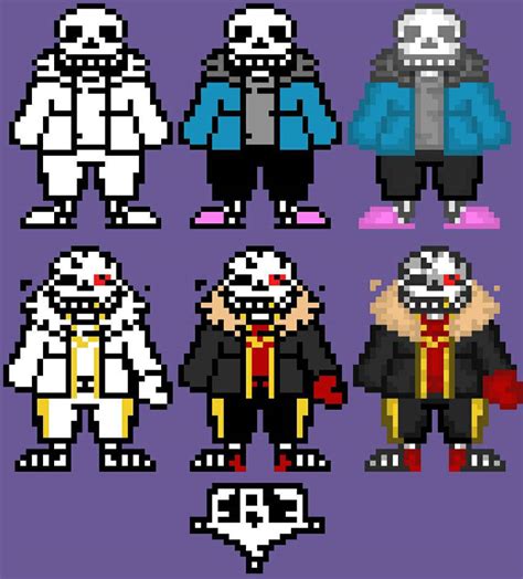 Undertale Underfell Sans Overworld Sprite By Epicamazingegemen On