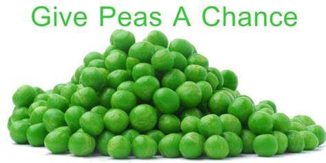 67 Not Out Food For Thought Peas Or Peace