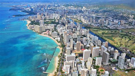 Waikiki Honolulu An Aerial View Of Waikiki And Honolulu F Flickr