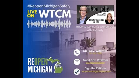 Traverse Connects Warren Call Joined The Ron Jolly Show On Wtcm 38