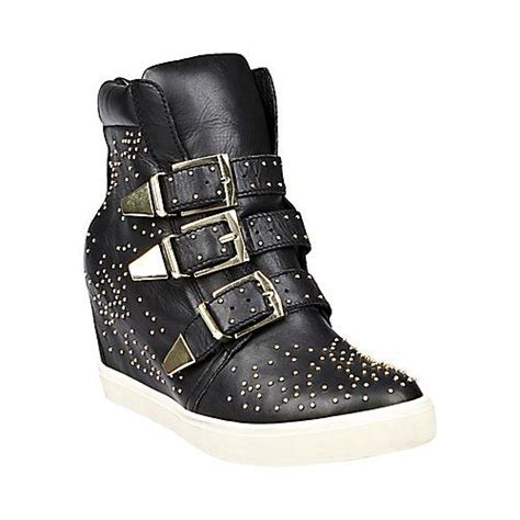 Steve madden click wedge sneaker (green camo) women's shoes zappos $ 79.95. JECKLE BLACK LEATHER women's athletic fashion wedge ...
