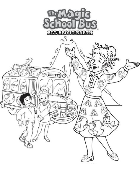 Magic School Bus 2 Coloring Page Free Printable Coloring Pages For Kids