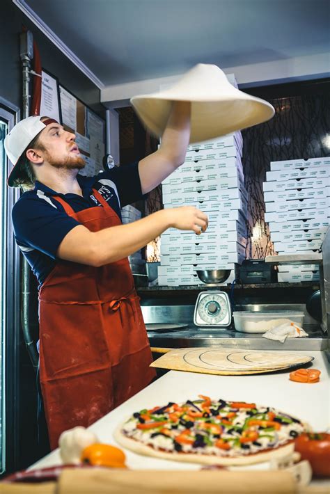 Free Photo Man Making Pizza Dough Adult Pizzeria Making Free Download Jooinn