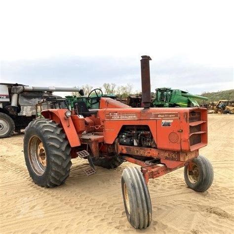 Allis Chalmers 190 Dismantled Machines In Downing Wisconsin