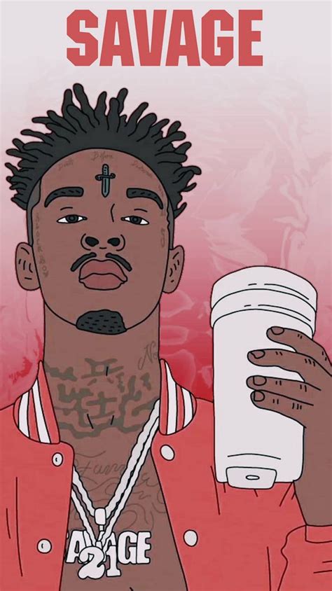 21 Savage By V 21 Savage Cartoon Hd Phone Wallpaper Pxfuel