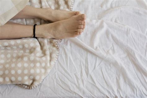 girl with wool socks sleeping in bed stock image image of horizontal lifestyle 51886871