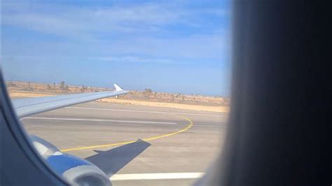 Nouvelair Landing Djerba Airport Youtube