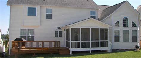 Covered deck addition design gable roof over deck deck. Exceptional Deck, Sunroom & Porch Design in ...
