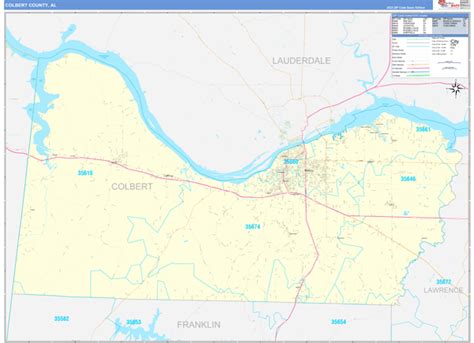 Maps Of Colbert County Alabama