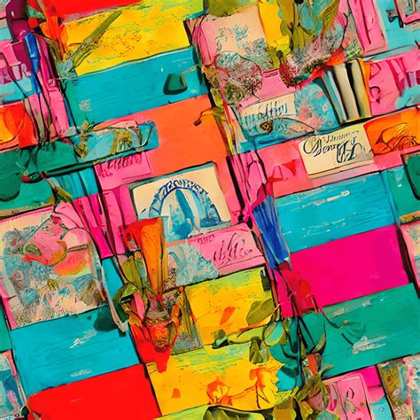 Colorful Vintage Pattern · Creative Fabrica
